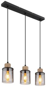 Globo 15707-3H - Csillár zsinóron REID 3xE27/15W/230V