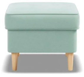 Uszak lábtartó, bársony, kék