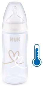 NUK FC+Temperature Control cumisüveg 300 ml BOX-Flow Control szívófej white