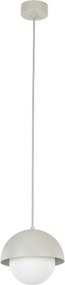 TK LIGHTING 10205 CONO Modern Függesztett Lámpa Bézs, Fehér G9 IP20
