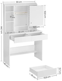Paris fésülködőasztal