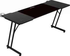 NERO karbon gamer asztal 140 × 60 cm
