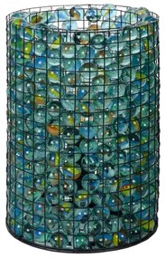 Lucide 78597/01/60 - Asztali lámpa EXTRAVAGANZA MARBELOUS 1xE14/40W/230V kék