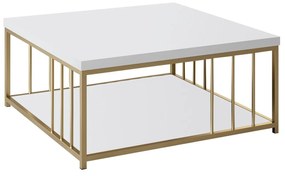 Dohányzóasztal Zenn - White, Gold