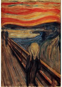 Művészet A sikoly Munch 1000 db-os Compact puzzle Clementoni