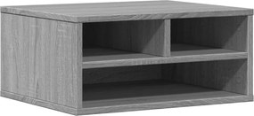 vidaXL szürke sonoma színű szerelt fa nyomtatóállvány 49x40x22,5 cm