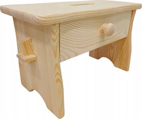 Közepes Fából Készült Lakkozott Szék Fiókkal Zsámoly Bömbölő Etetőszék