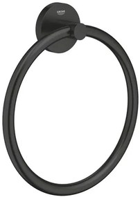 Törülközőtartó GROHE Essentials fekete matt 1024612430