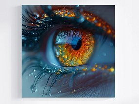 Poszter Borostyán Szem Amber Szivárvány 80x80
