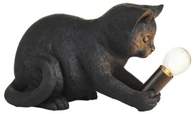 Endon 107390 - Asztali lámpa KITTEN 1xE14/7W/230V fekete