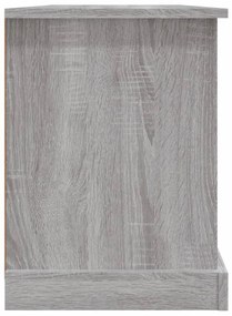 szürke sonoma színű szerelt fa TV-szekrény 99,5x35,5x48 cm