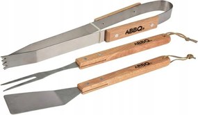 Konyhai eszközök Grill Bbq tartozékok 3el Rozsdamentes acél