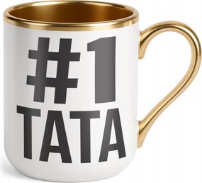 Prémium Bögre Arany Apák napja 1# Apa Ajándék Apának