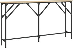 vidaXL sonoma tölgy színű szerelt fa tálalóasztal 140 x 23 x 75 cm