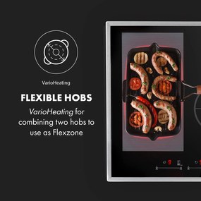 Klarstein Delicatessa 77 Hybrid Prime, indukciós főzőlap, 7000 W, 4 zóna