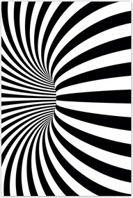 Poszterek 80x120 Absztrakt fekete-fehér