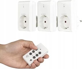 Távirányítóval vezérelhető egykapcsoló Rev fehér 00834514