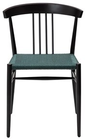 Fekete-türkiz étkezőszék Sava – DAN-FORM Denmark