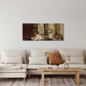 Kép - Edmund Tarbell, Josephine and Mercie, reprodukciók (120x50 cm)