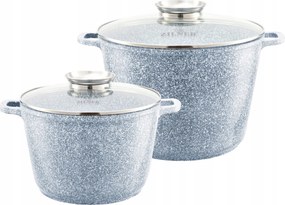 Márvány edénykészlet 4 El húsleves bográcsokhoz Zilner Edénykészlet