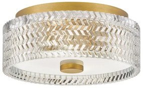 Hinkley HK-ELLE-F-S-HB - Mennyezeti lámpa 2xE27/60W/230V átm. 30,5 cm arany