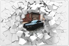 Poszter 60x40 Fekete Audi Rs