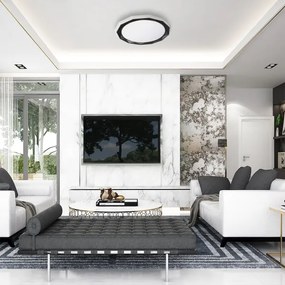 OSCAR LED 45W állítható mennyezeti lámpa 3000-6000K fekete + DO