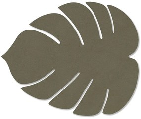 Öko bőr tányéralátét 22x26 cm Monstera Leaf Nupo – LIND DNA
