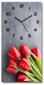 Téglalap alakú üvegóra Piros tulipánok pl_zsp_30x60_c-f_99719823
