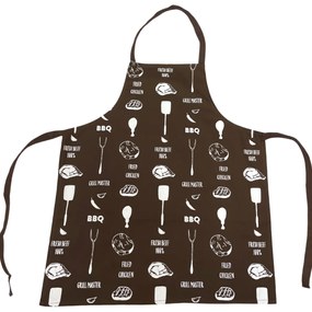 Pamut konyhai kötény Grill Master barna TiaHome