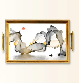 Üveg tálca, 38×24 cm – TPEA9876