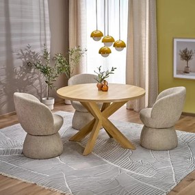 Morus kör étkezőasztal 120cm