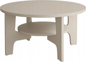 Dohányzóasztal Kerek Nappaliba 80cm Kasmír Modern Stílus Japandi Scandi