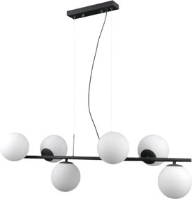 ITALUX PND-5510-6-BK RADDI Modern Függesztett Lámpa Fehér, Fekete G9 IP20