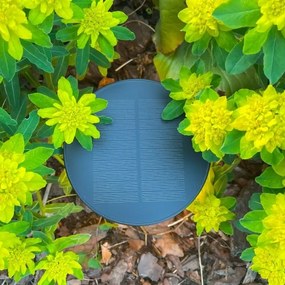 Zuma Line DT33611 - CARLI LED napelemes lámpa 2W, 2000 mAh, IP44 fekete