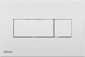 RAVAK Universal nyomólap, 2 vízmennyiségű, szatén, 247x165mm