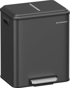 Songmics szemeteskosár 30 l 2 rekeszes