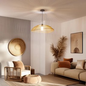 Brilagi - CERIA BOHO LED zsinóros függeszték, 1xE27/40W/230V, átm. 70 cm, barna