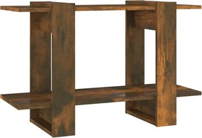 vidaXL füstös tölgy színű könyvszekrény/térelválasztó 80 x 30 x 51 cm
