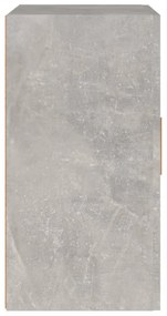 betonszürke szerelt fa faliszekrény 60 x 30 x 60 cm