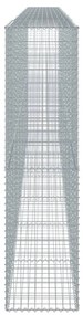 horganyzott vas gabion kosár fedéllel 700 x 50 x 200 cm