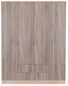 Miami gardróbszekrény 160x205 cm yorki tölgy-sonoma tölgy