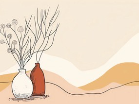 Poszter 20x15cm Stílusos Bézs