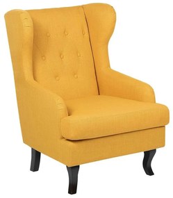 Sárga kárpitozott fotel ALTA Beliani