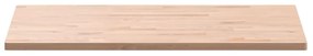 tömör bükkfa téglalap alakú asztallap 100x60x2,5 cm