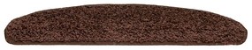 30 db barna lépcsőszőnyeg 65x21x4 cm