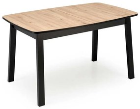 Hank étkezőasztal, artisan tölgy / fekete