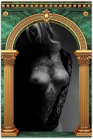 Poszterek 60x90 Tetovált lány