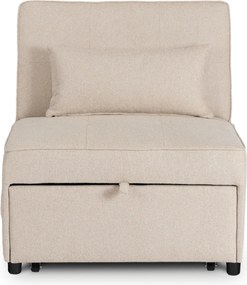 Dönthető, alvófunkciós fotel iberis 80 cm bézs, fotel