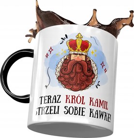 Fekete Bögre Kamilla Férj Kolléga Ajándék Nyomtatott Fotóval